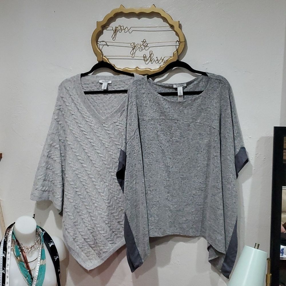 2 WHBM Shawl Sweaters